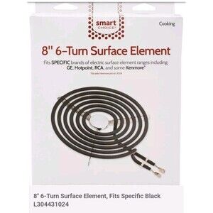 New Open Box Smart Choice® 8" 6-Turn Surface Element. Electric Stove